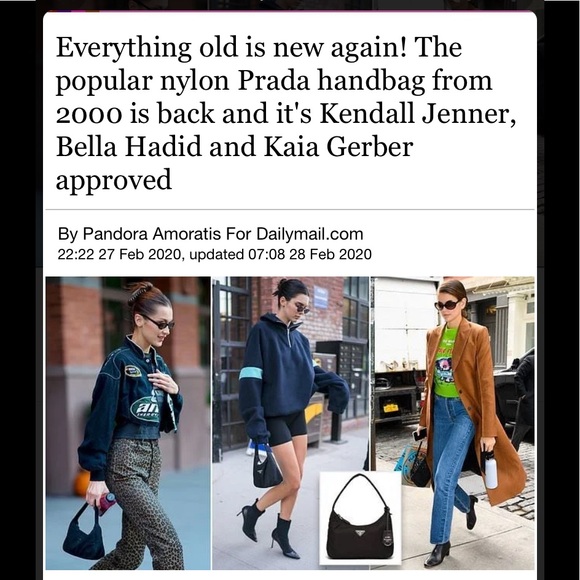 Prada Tessuto Mini Re-Edition 2000 Nylon Bag w/ authentic ID card verification - Picture 6 of 16